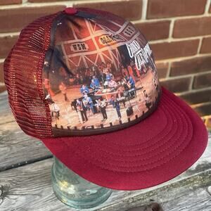 Vintage 80s Grand Ole Opry Country Music Venue Snapback Hat Adjustable Cap